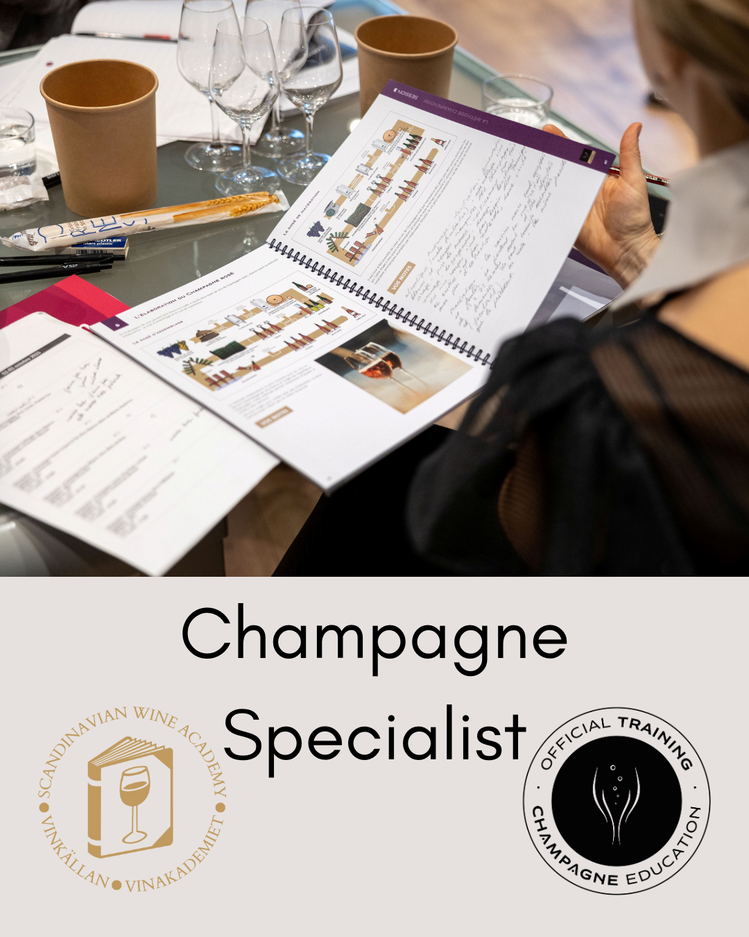 Champagne Specialist 29-30 januari 2026 - Vinkällan Dryckesutbildningar