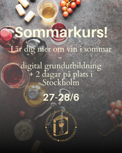 Ladda upp bild till gallerivisning, Sommarkurs Vinkunskap - Vinkällan Dryckesutbildningar