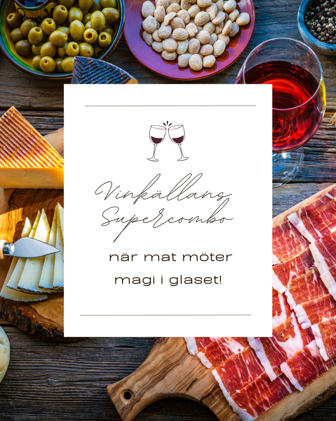 Nyhet! Vinkällans Supercombos – när mat möter magi i glaset