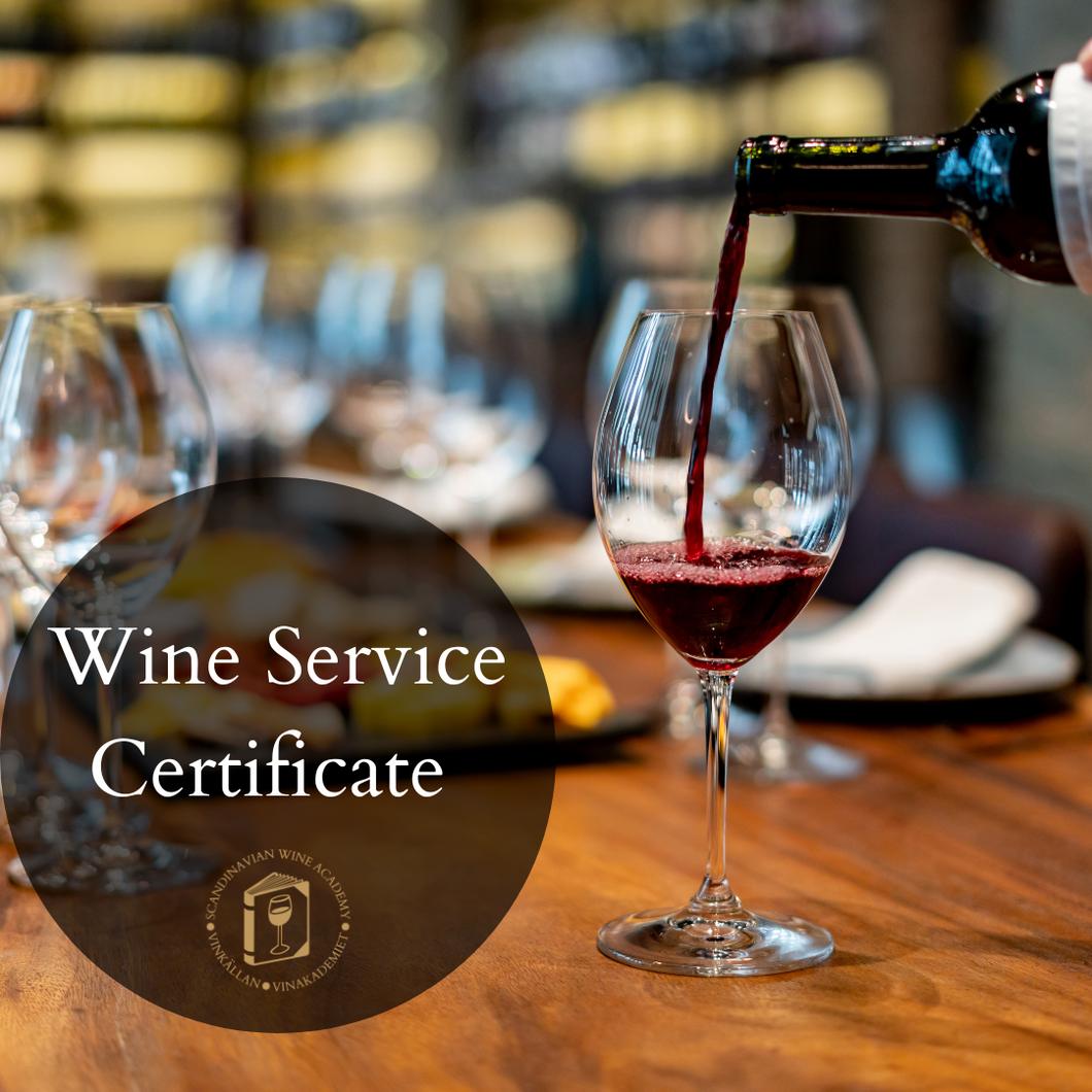 Wine Service Certificate