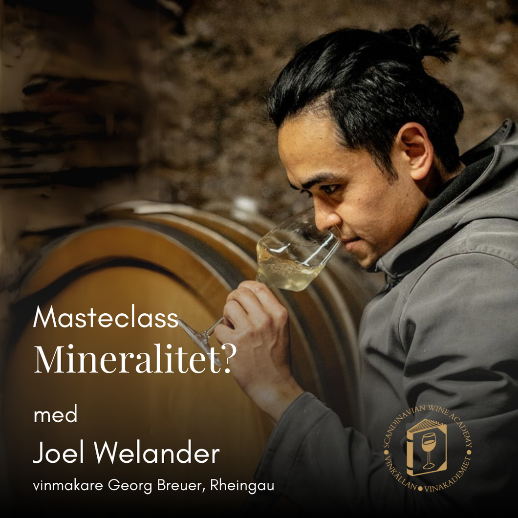 Masterclass Mineralitet med Joel Welander