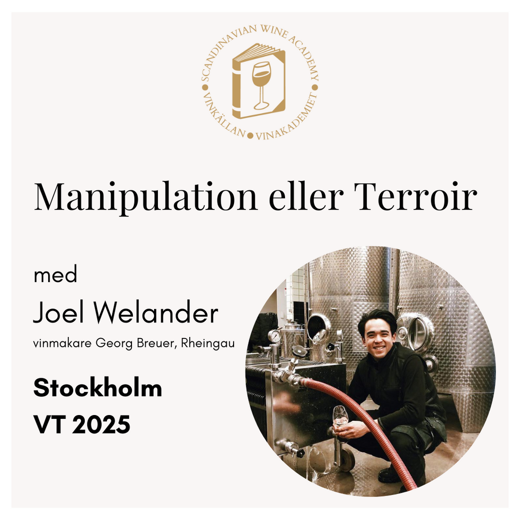 Masterclass - Manipulation eller Terroir med Joel Welander