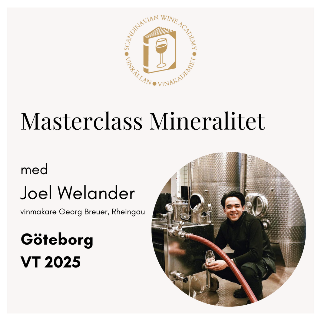 Masterclass Mineralitet med Joel Welander